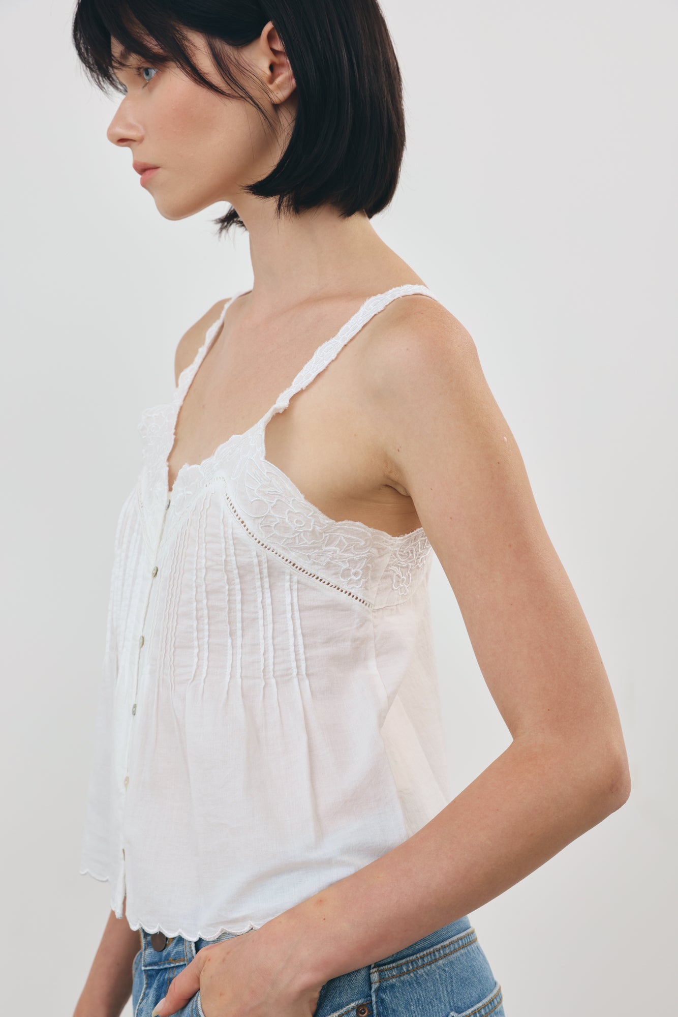 Embroidered Tank