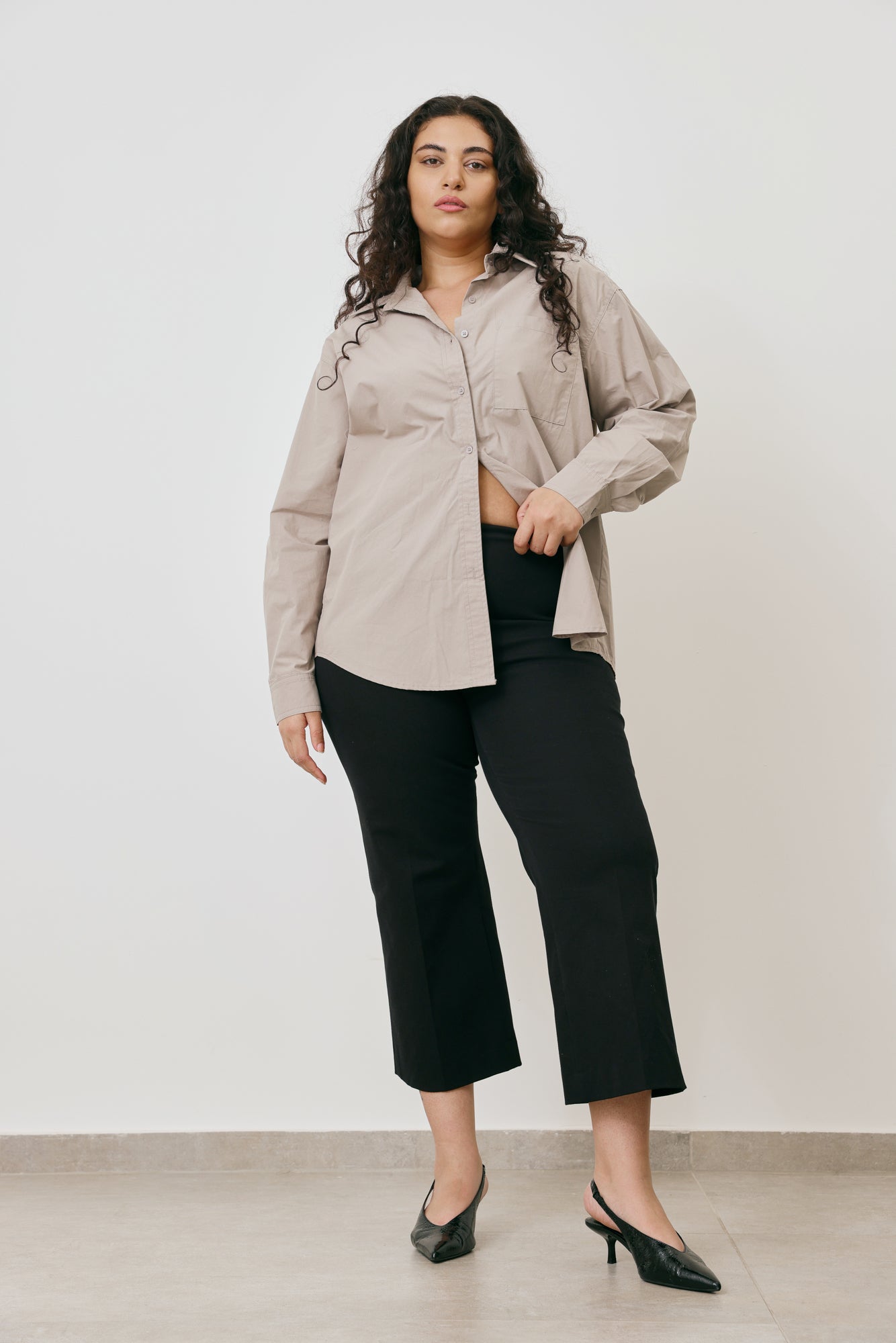 cotton poplin shirt