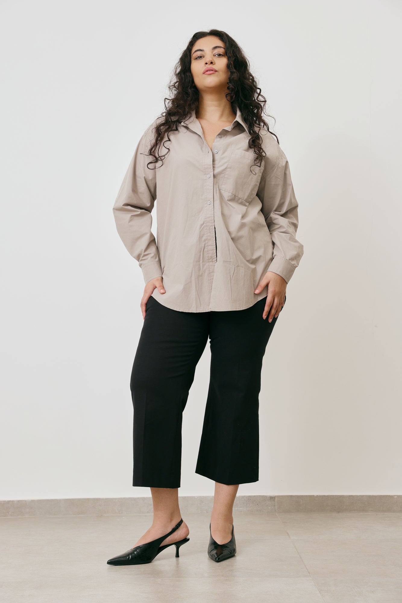 cotton poplin shirt