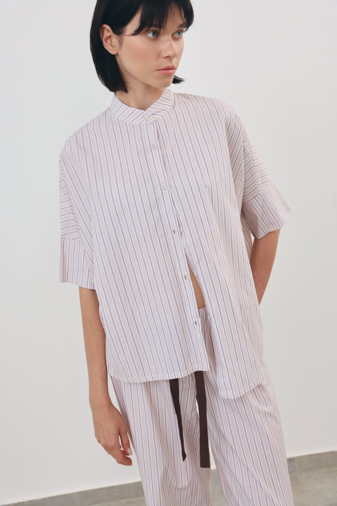 Soft Oversize Stripe shirt