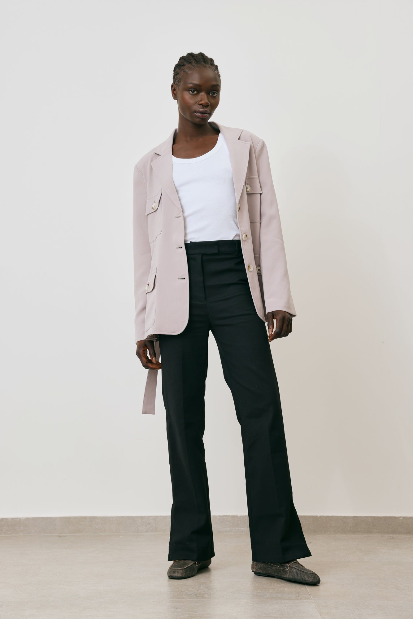 Straight-Leg Trousers