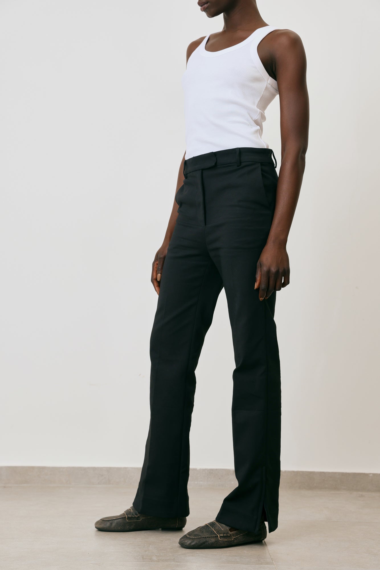 Straight-Leg Trousers