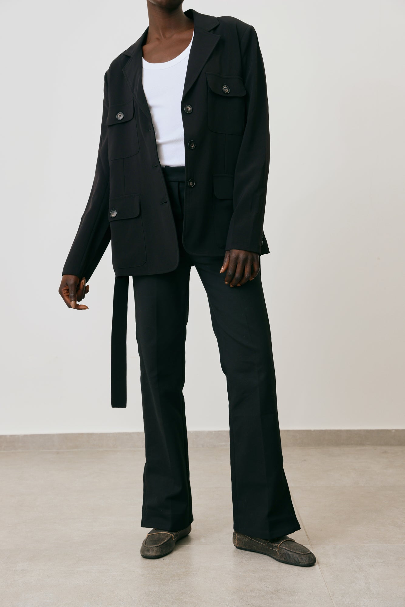 Belted Pocket Jacket