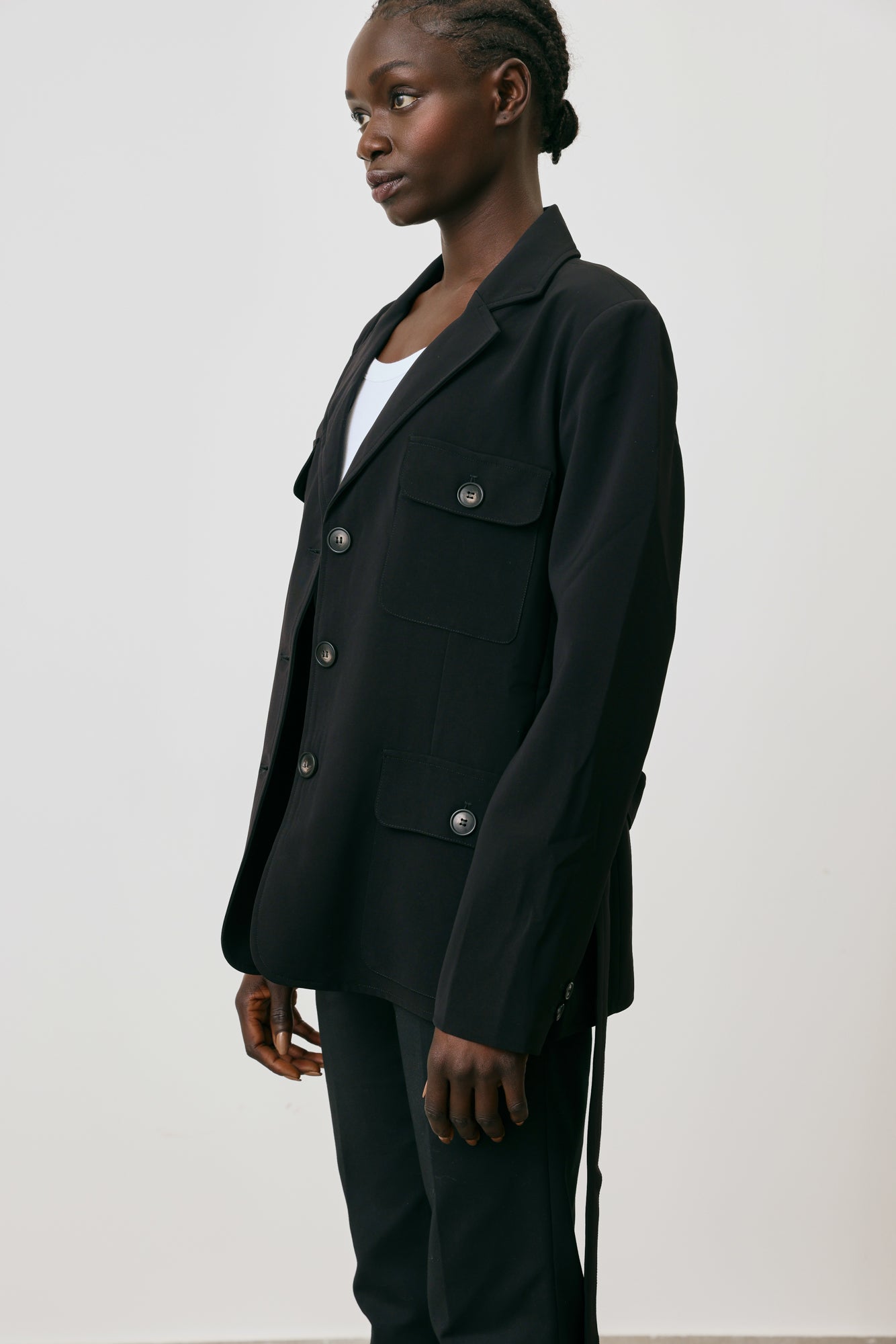 Belted Pocket Jacket