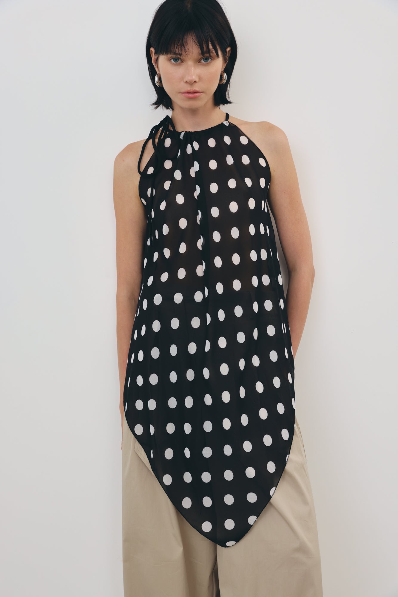 Asymmetric Polka Top