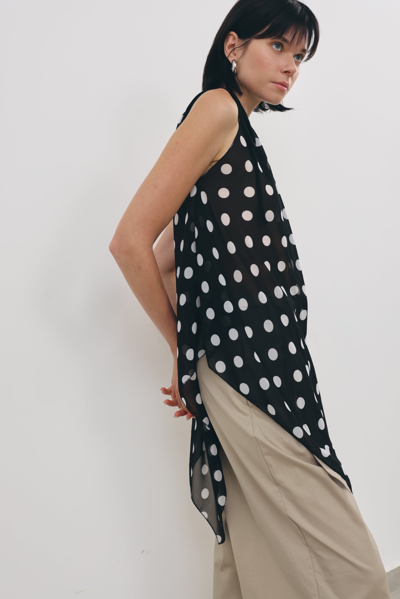 Asymmetric Polka Top