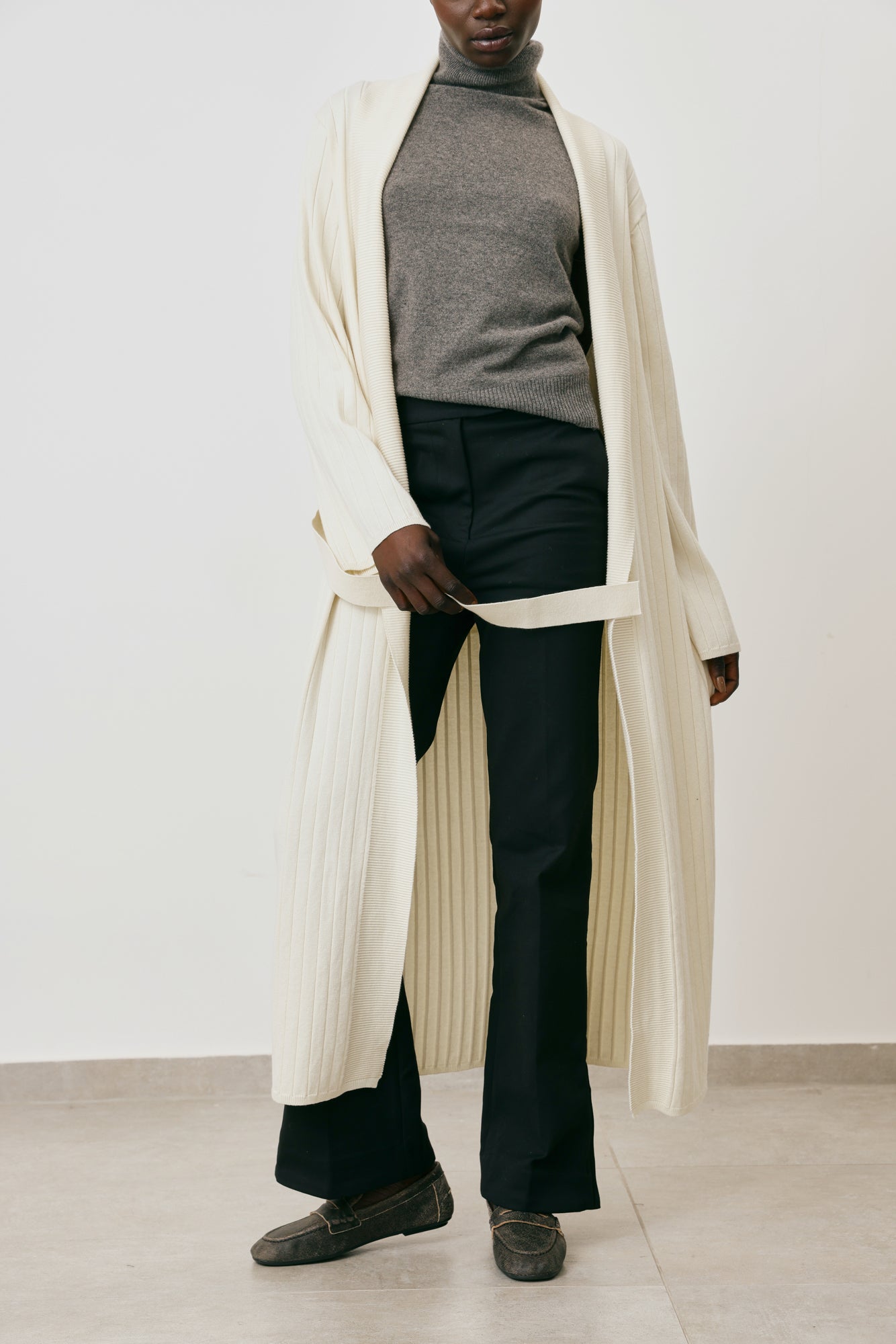 Ribbed Knit Cardigan