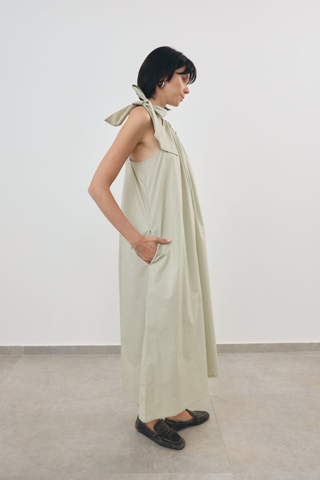 Bow Midi Dress