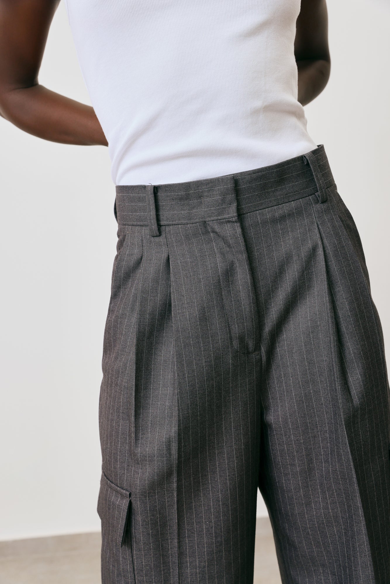 Pin Strips cargo pants