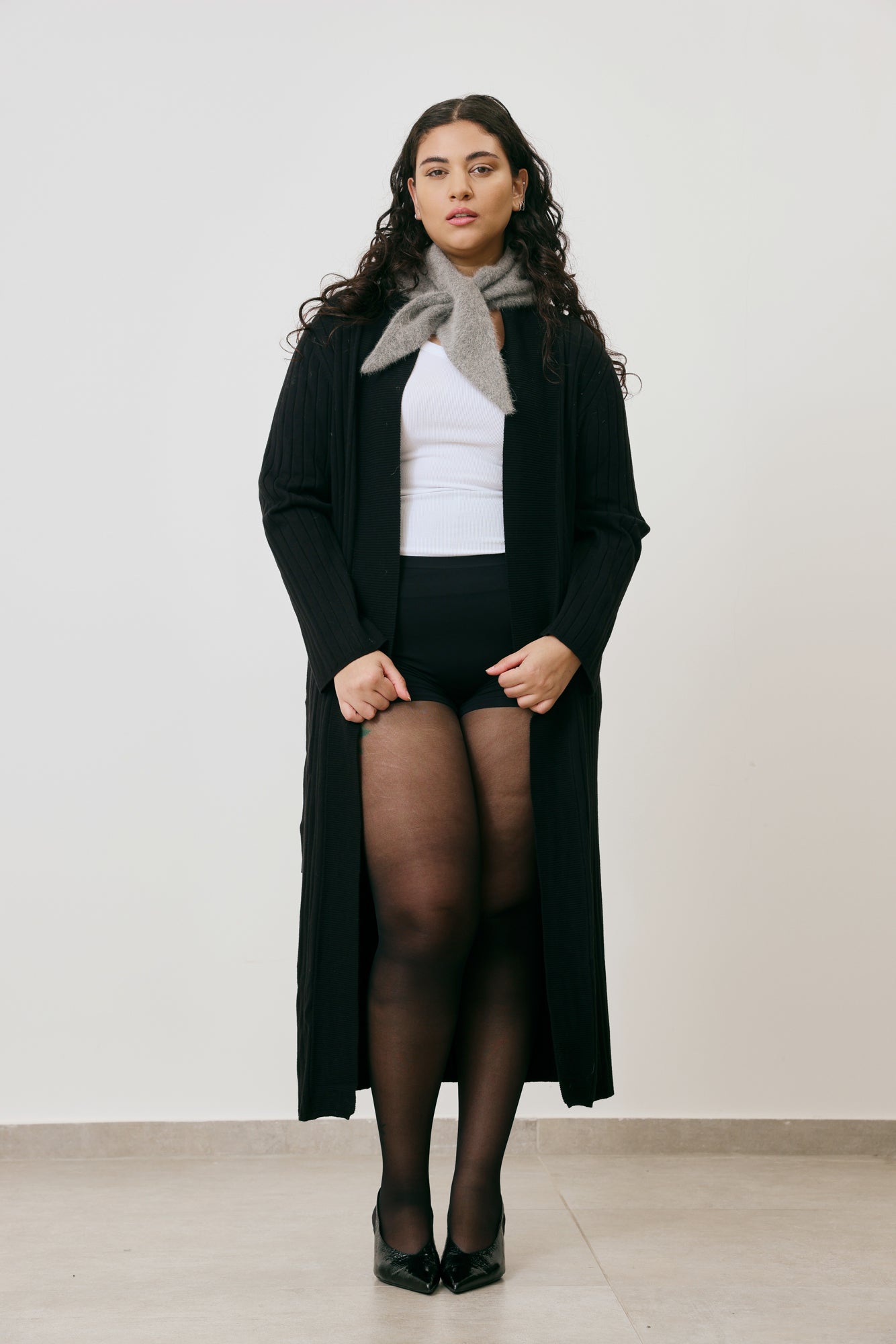 Ribbed Knit Cardigan