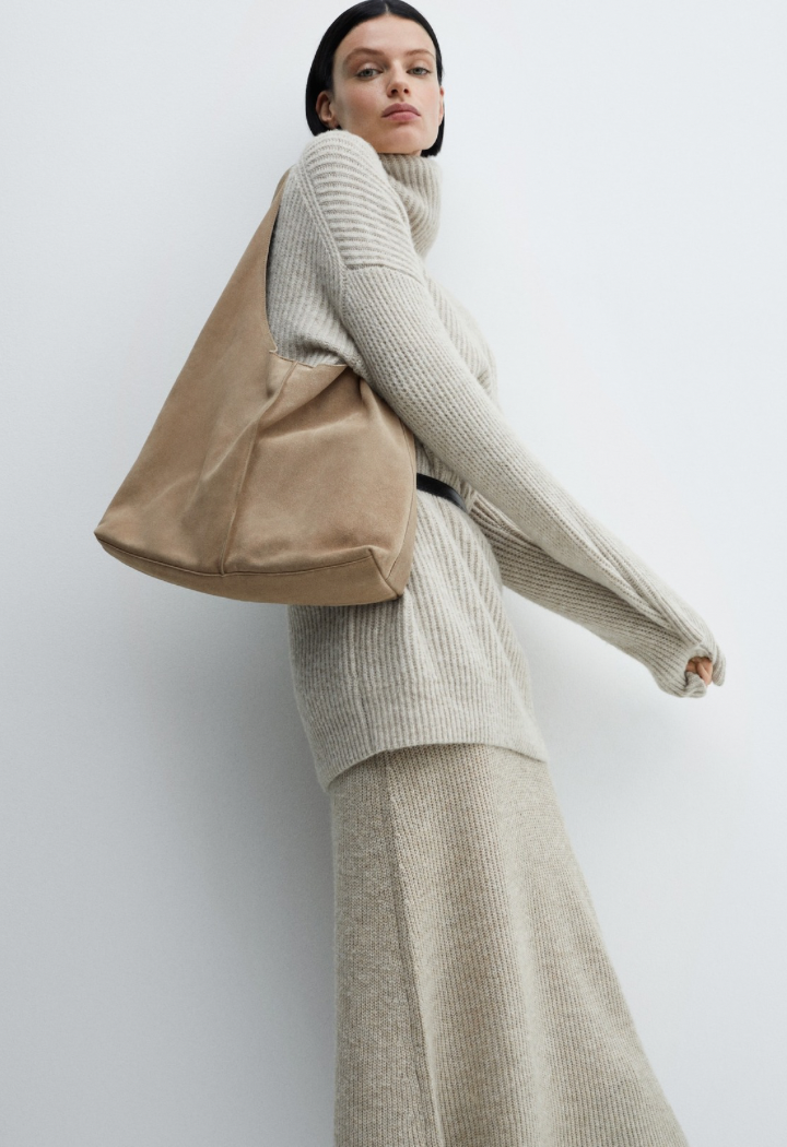 Suede bag