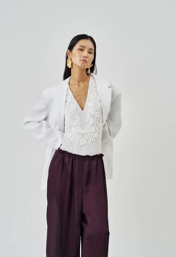 Relaxed fit burgundy satin-striped wide pants, women's wide-leg satin pants, comfortable burgundy striped trousers, stylish relaxed fit wide pants, satin wide-leg pants for women, trendy burgundy fashion trousers, casual chic wide pants, elegant satin striped wide-leg trousers, women's fashionable wide-leg pants, versatile satin wide pants, evening and casual wide pants, flowy satin wide-leg trousers for women, modern relaxed fit pants
