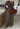 Wool brown Shirt with Side Tie