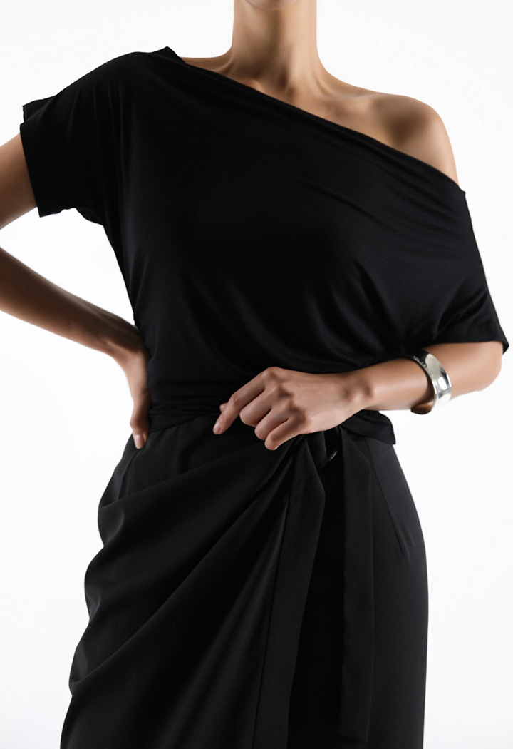 Kim Asymmetric Top - black